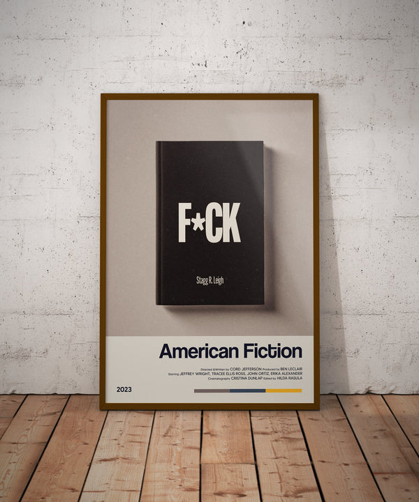 American Fiction Movie Poster Gift - Retro Movie Poster Print - Wall Art Poster Decor - Vintage Movie Poster Art - Minimalist Movie Poster 1699846233 - Copy