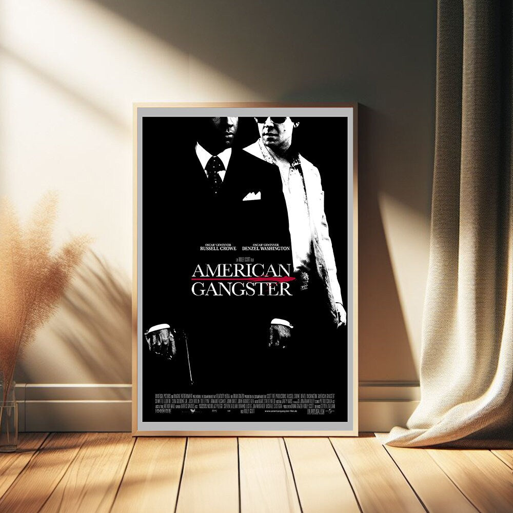 American Gangster Movie Poster, Room Decor, Home Decor, Art Poster for Gift 1687333743