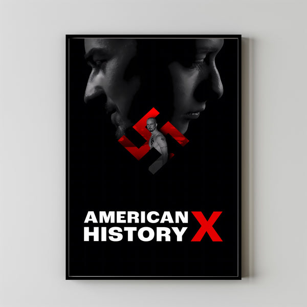 American History X (1998) Poster Art Print Movie Posters Gift for Movie lovers