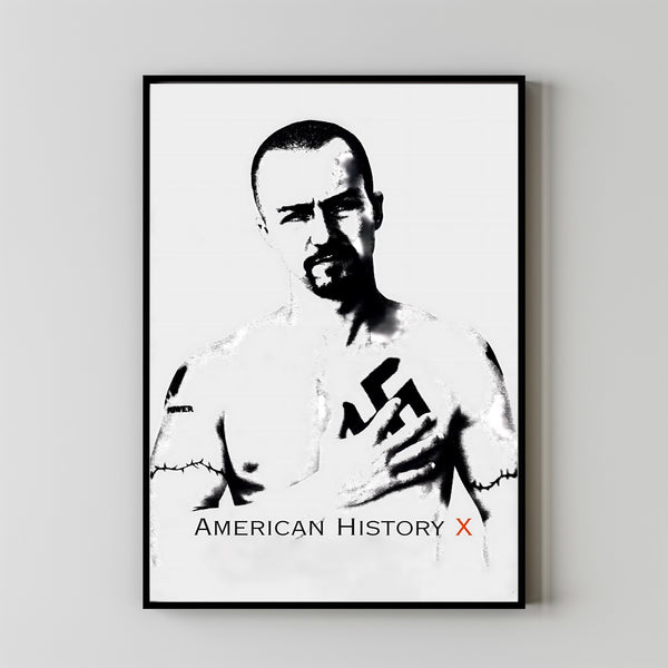 American History X (1998) Poster Art Print Movie Posters Gift for Movie lovers 2