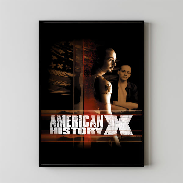 American History X (1998) Poster Art Print Movie Posters Gift for Movie lovers 3