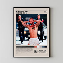 American History X, Tony Kaye, Minimalist Movie Poster, A3 poster