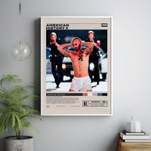 American History X, Tony Kaye, Minimalist Movie Poster, A3 poster