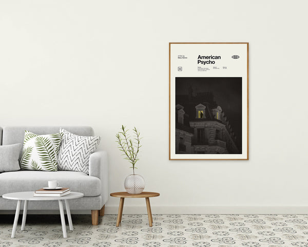 American Psycho - Minimalist Poster, American Psycho Poster, Christian Bale, Jared Leto, Reese Witherspoon, Josh Lucas, Chloë Sevigny 1703195178