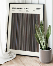 American Psycho Movie Barcode Print, American Psycho Print, American Psycho Poster, American Psycho Wall Art, American Psycho Art Print 1617449812