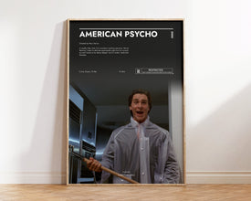 American Psycho Poster  Art Print  Movie Posters  Gift for Movie lovers 1288087732