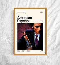 American Psycho Poster, Mary Harron, American Psycho Print, Minimalist Art, Vintage Poster, Midcentury Poster, Movie Poster, Wall Art 1729544679