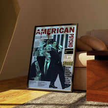 American Psycho, Movie Poster, Mid-Century Poster , Film Wall Art, Modern Wall Art, Christian Bale, , Rare Art Print 1702548644