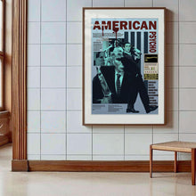 American Psycho, Movie Poster, Mid-Century Poster , Film Wall Art, Modern Wall Art, Christian Bale, , Rare Art Print 1702548644
