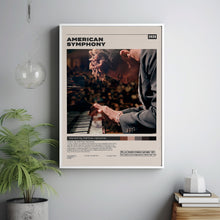 American Symphony, Minimalist Movie Poster, Vintage Retro Art