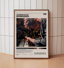 American Symphony, Minimalist Movie Poster, Vintage Retro Art