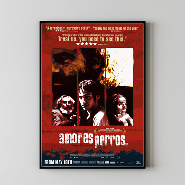 Amores Perros Alternative Film Movie Print Wall Art Poster