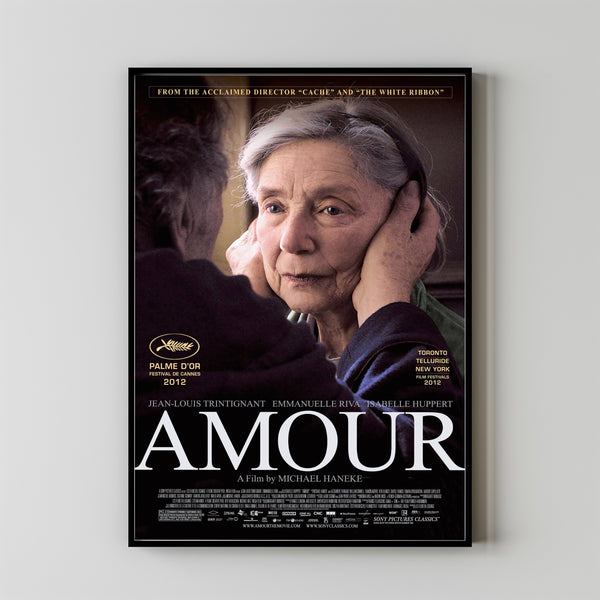 Amour  Movie Poster Art Print Movie Posters Gift for Movie lovers
