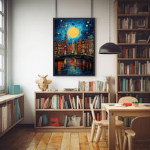 Vibrant Colors Amsterdam Style Wall Art - Perfect Birthday Present or Wedding Gift