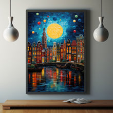 Vibrant Colors Amsterdam Style Wall Art - Perfect Birthday Present or Wedding Gift