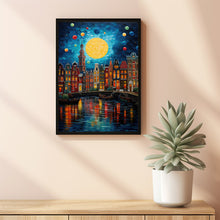 Vibrant Colors Amsterdam Style Wall Art - Perfect Birthday Present or Wedding Gift