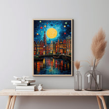 Vibrant Colors Amsterdam Style Wall Art - Perfect Birthday Present or Wedding Gift