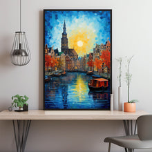 Amsterdam Vibrant Colors Poster - Captivating Travel Wall Art for Amsterdam Enthusiasts