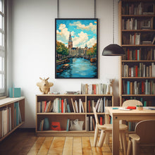 Amsterdam Vintage Travel Poster - Classic Amsterdam Wall Art for Travel Enthusiasts