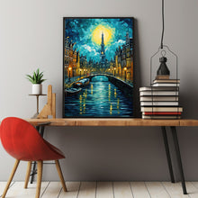 Amsterdam Travel Print - Captivating Netherlands Poster | Ideal for Birthday Present or Wedding Gift