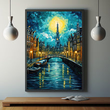 Amsterdam Travel Print - Captivating Netherlands Poster | Ideal for Birthday Present or Wedding Gift