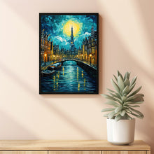 Amsterdam Travel Print - Captivating Netherlands Poster | Ideal for Birthday Present or Wedding Gift