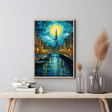 Amsterdam Travel Print - Captivating Netherlands Poster | Ideal for Birthday Present or Wedding Gift