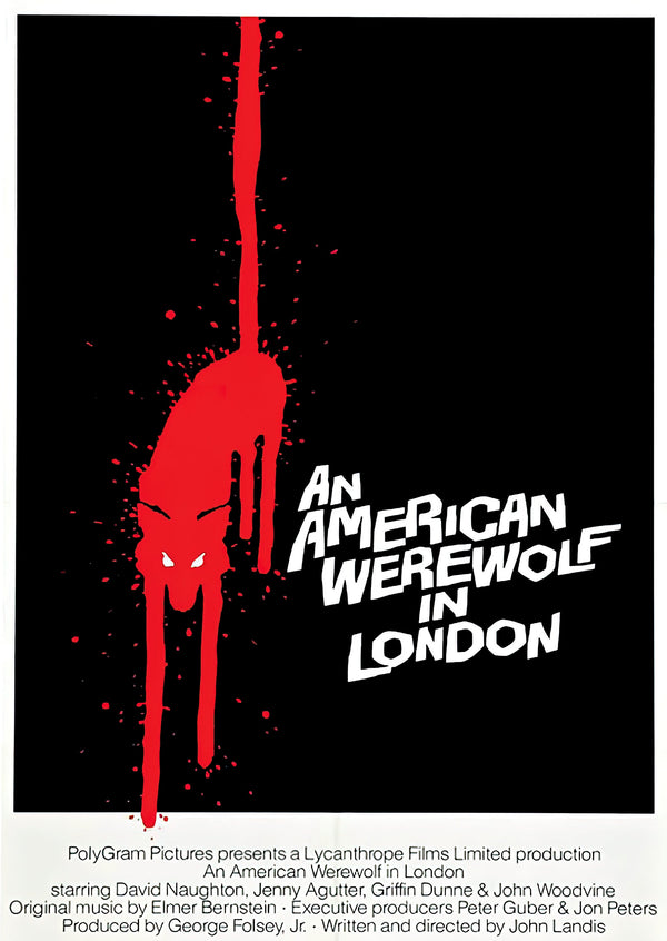 An American Werewolf in London Alternative Film Movie Print Wall Art Poster 1564652210
