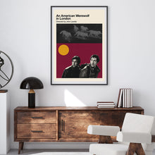 An American Werewolf in London Mid Century Movie Poster  Minimalist Movie Poster    Wall Art Poster 1316205417