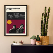 An American Werewolf in London Mid Century Movie Poster  Minimalist Movie Poster    Wall Art Poster 1316205417