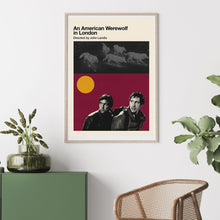 An American Werewolf in London Mid Century Movie Poster  Minimalist Movie Poster    Wall Art Poster 1316205417