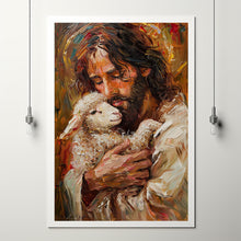 Jesus Holding Lamb Art  Wall Art  Home Decor 12