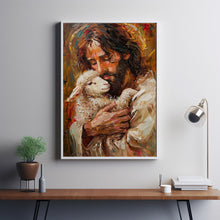 Jesus Holding Lamb Art  Wall Art  Home Decor 12