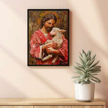 Jesus Holding Lamb Art  Wall Art  Home Decor