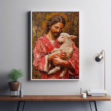 Jesus Holding Lamb Art  Wall Art  Home Decor