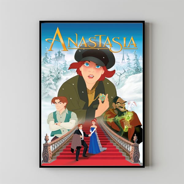 Anastasia Alternative Film Movie Print Wall Art Poster