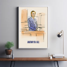 Anatomy of a Fall Movie Poster Art Print Movie Posters Gift for Movie lovers 2