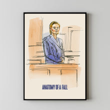 Anatomy of a Fall Movie Poster Art Print Movie Posters Gift for Movie lovers 2