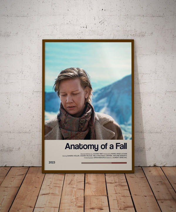 Anatomy of a Fall Movie Poster Gift - Retro Movie Poster Print - Wall Art Poster Decor - Vintage Movie Poster Art - Minimalist Movie Poster 1701554253
