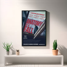 Anatomy of a Fall Movie Poster, Wall Art Prints, Canvas Material Gift, High quality Canvas print, Home Decor, Keepsake 1701361281