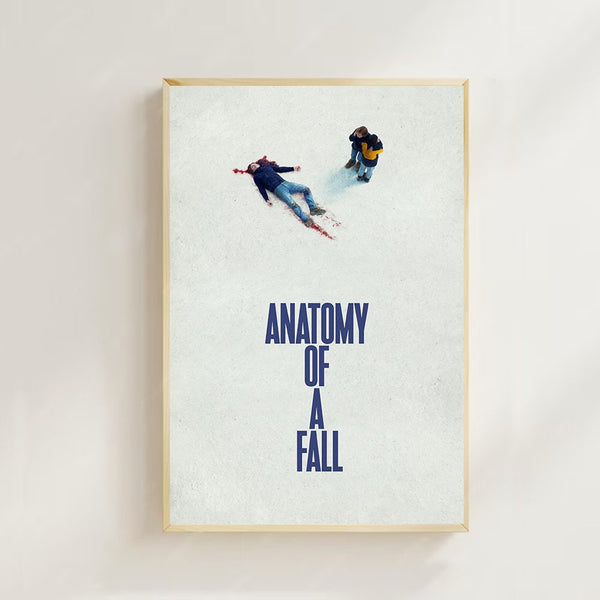 Anatomy of a Fall (2023)--Movie  Poster (Regular Style) Art printing,Home decor,Art Poster for Gift, Vintage Film Art，Canvas Poster 1605129107