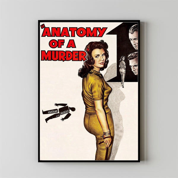 Anatomy of a Murder Movie Poster Art Print Movie Posters Gift for Movie lovers 3