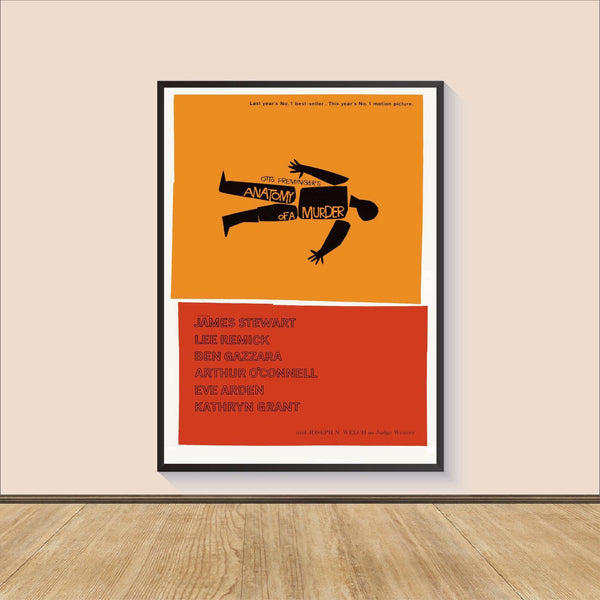 Anatomy of a Murder (1959) Movie Poster Print, Canvas Wall Art, Room Decor, Personalized gift, Gifts for HimHer, Wall Art Print 1569139527