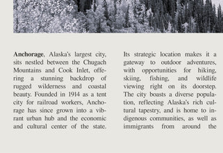 Anchorage Alaska Wall Art Poster Poster  Black White Anchorage Alaska Poster  Poster  Art Gift 1699643415