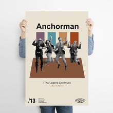 Anchorman The Legend Continues Movie Poster  Minimalist  Midcentury Poster  Wall Art Print  Retro Movie Poster 1718600758