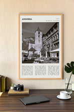 Andorra Europe Wall Art Poster Poster Andorra Europe  Black White Poster  Poster  Art Gift 1696725755