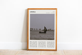 Angola Wall Art Africa Poster Poster  Luanda Angola Black White Poster  Poster  Art Gift 1702051255