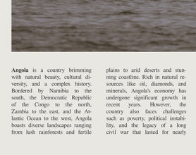 Angola Wall Art Africa Poster Poster  Luanda Angola Black White Poster  Poster  Art Gift 1702051255