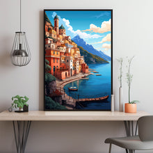 Costiera Amalfitana Poster - Captivating Travel Poster | Ideal Gift for Lovers of Italy's Amalfi Coast