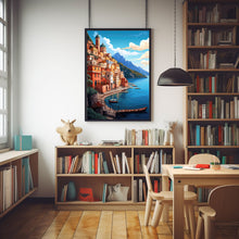 Costiera Amalfitana Poster - Captivating Travel Poster | Ideal Gift for Lovers of Italy's Amalfi Coast